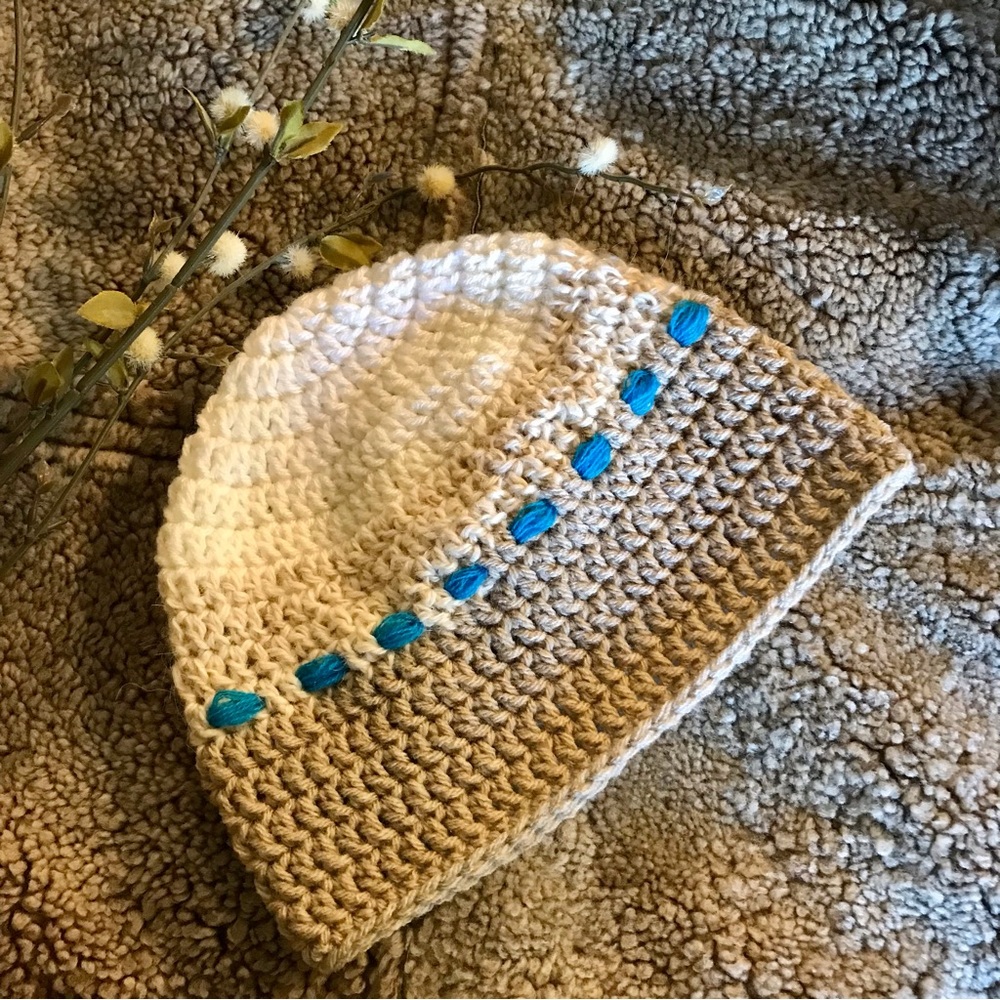 Handmade Crochet Unisex Adult Size Beanie